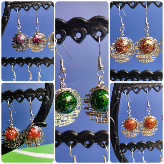 Boucles d'oreilles en 5 coloris