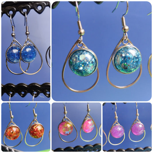 Boucles d'oreilles en 5 coloris