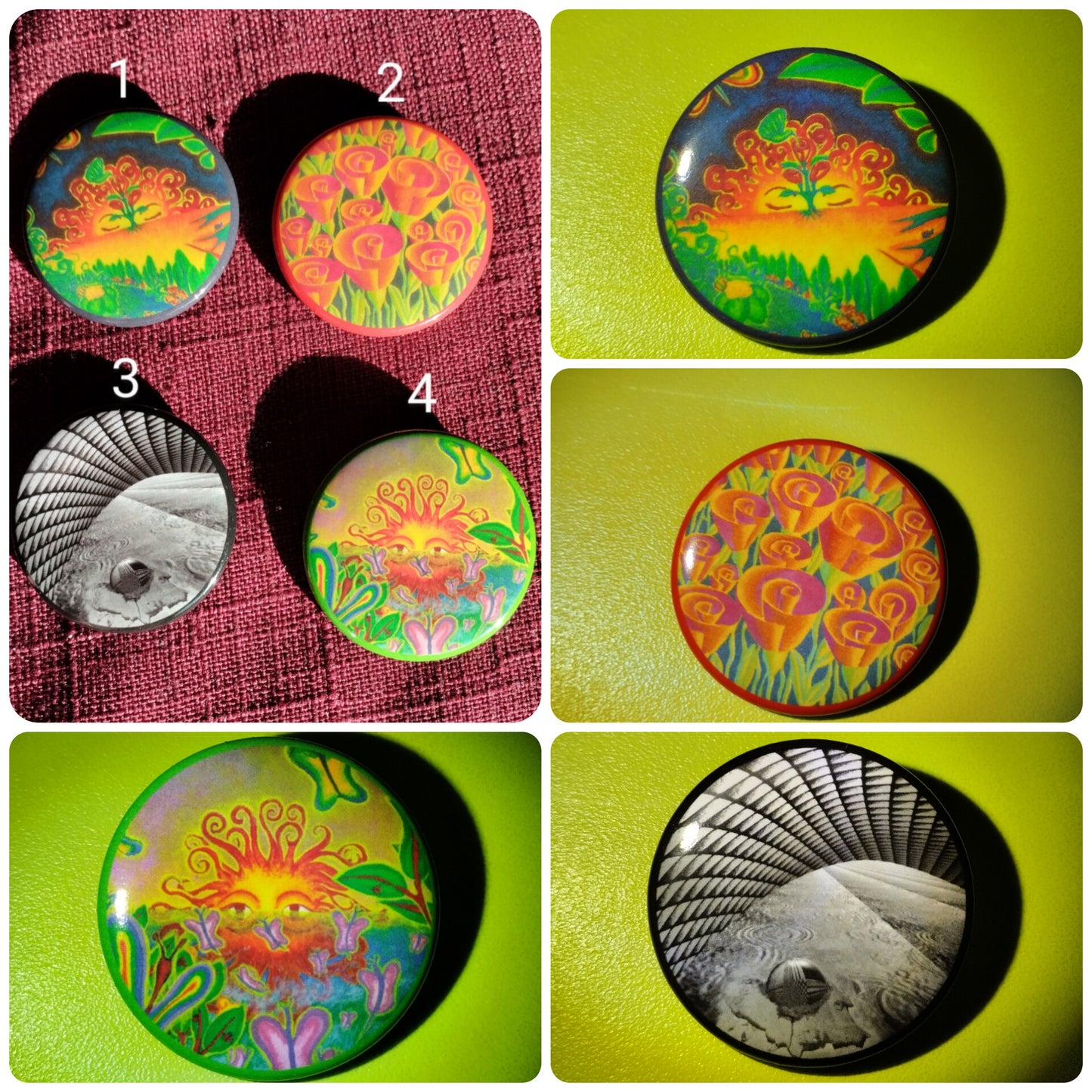 Badge / Broche - 4 modèles au choix