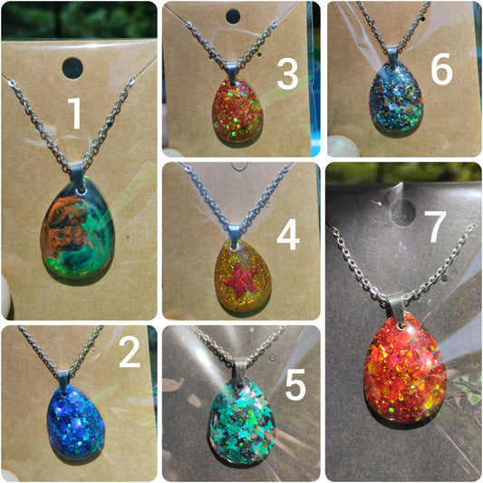 Collier et pendentif 7 choix