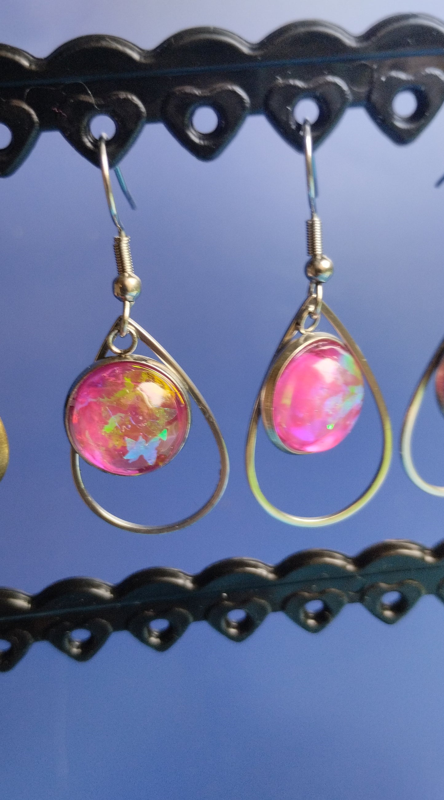 Boucles d'oreilles en 5 coloris